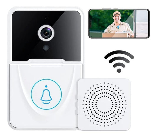 Timbre con cámara WiFi recargable